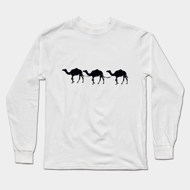 camels Long Sleeve T-Shirt by saber fahid 